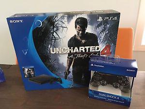 Brand new Uncharted 4 Console with controller