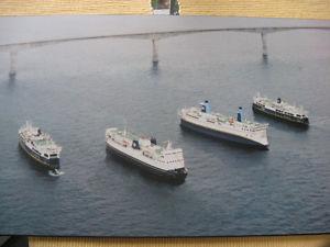 COLLECTIBLE, PHOTO "4 " FERRIES, FINAL CROSSING ,P.E.I.