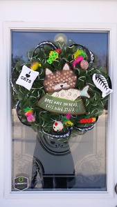 Cat Lover's Wreath