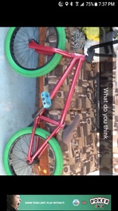 Custom fit bmx bike