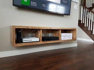 Custom wall mount tv table