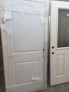 Exterior doors and bifold closet doors