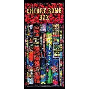 Fireworks. Cases of cherry bomb boxes