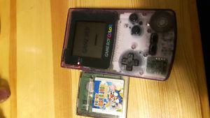 Gameboy color with Super Mario Bros Deluxe