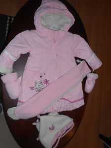 Girl's size 24m Pink Coat set