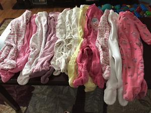 Girls sleepers 6-12 months