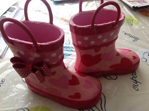 Great condition rubber boots size 7 toddler (2-2.5 years