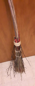 Handmade witches broom