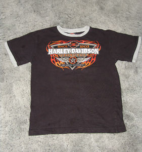 Harley Davison T- Shirt. Youth Size Small 8-10