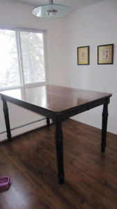 High Table Solid Oak