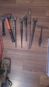 Ironworker tools and harness/tool belt