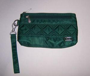 LUG Signature Green Wristlet Bag / Wallet