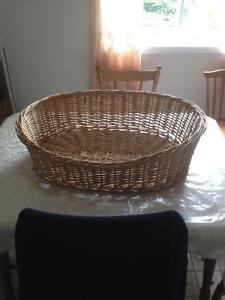Large Wicker Pet Bed - (23" x ono