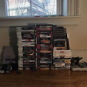Large lot of Xbox, PlayStation & Retro games