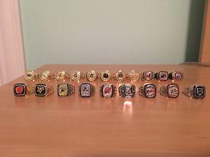 Molson Stanley Cup Rings Full Set