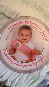 Monthly Milestone Sash