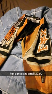 Motocross pants and boots