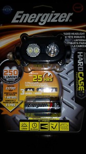 NEW ENERGIZER HARD CASE HEADLAMP