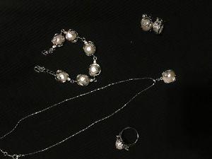 NEW never worn! Two faux pearl jewellery sets