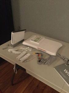 Nintendo Wii and fit board