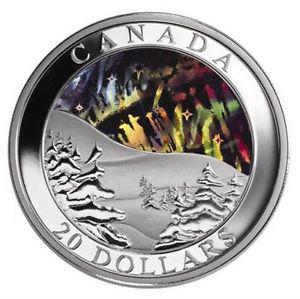  Northern Lights - Pure Silver Coin w/ Hologram Finish