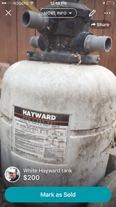 Pool sand filter or hot tub