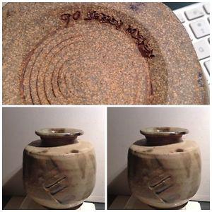 Pottery Vase Signed