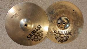 Sabian Hi Hat Cymbals 14" AA Rock Sizzle