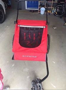 Schwinn double bike trailer