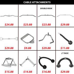 Shoulder Commercial Cable Attachment Deluxe Rope Lat Back