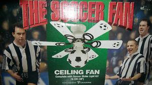 Soccer ceiling fan