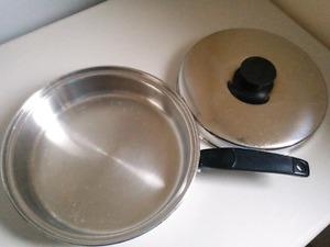 Stainless Steel  Heavyweight II Pan with Lid