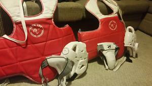 Taekwondo Sparring Gear - Children's Size 2 and 3