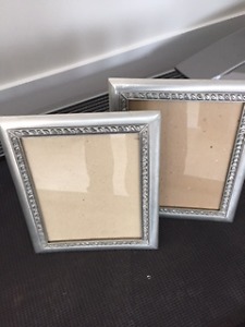 Two 8 x 10 Pewter Frames