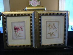 Two Lovely Floral Prints, Like New