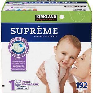 Unopened Kirkland new born diaper