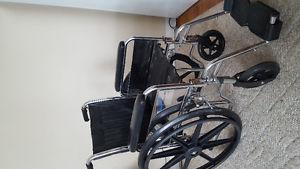 Unused wheelchair in mint condition