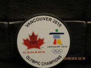 Vancouver Olympic puck