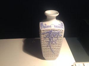 Vintage Chinese Porcelain Pierced Handpainted Vase