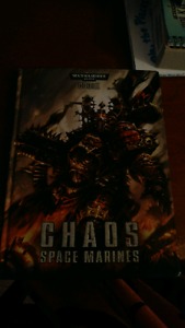 Warhammer 40k hardcover chaos space marine codex