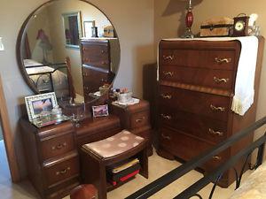 Wartime chest of drawers and vanity
