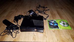 Xbox 360 console, kinect and games. Mint condition