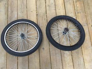 20" BMX BIKE Wheelset with tires