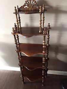 Antique Decorative Wood Display Stand