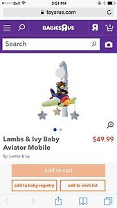 Baby Mobile (Teddy Bear on Airplane)