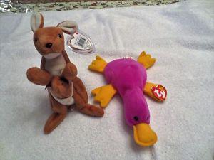 Beanie Babies - Patti and Pouch