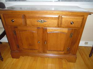 Beautiful Antique Solid Rock Maple Buffet/Cabinet