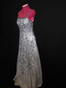 Beautiful Grey Evening Gown
