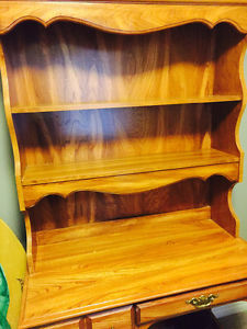 Beautiful wooden desk/vanity/bookcase