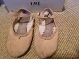 Bloch pink ballet slippers (girl shoe size 1) - $5